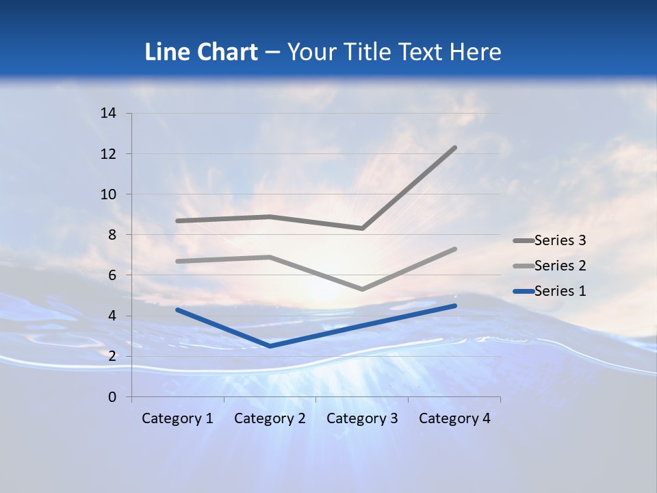Ocean Surface Underwater PowerPoint Template