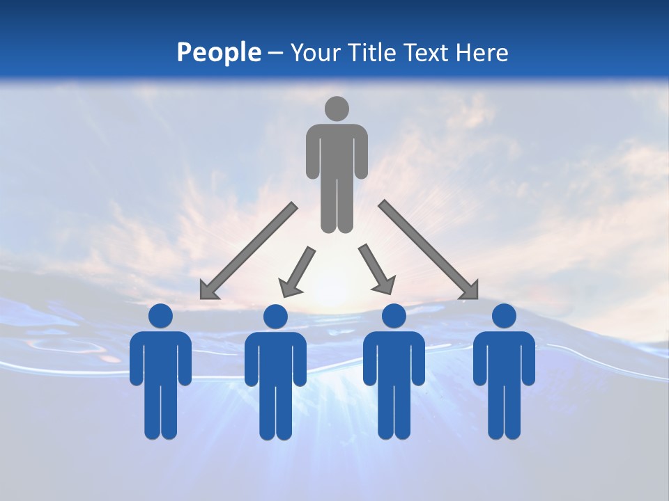 Ocean Surface Underwater PowerPoint Template