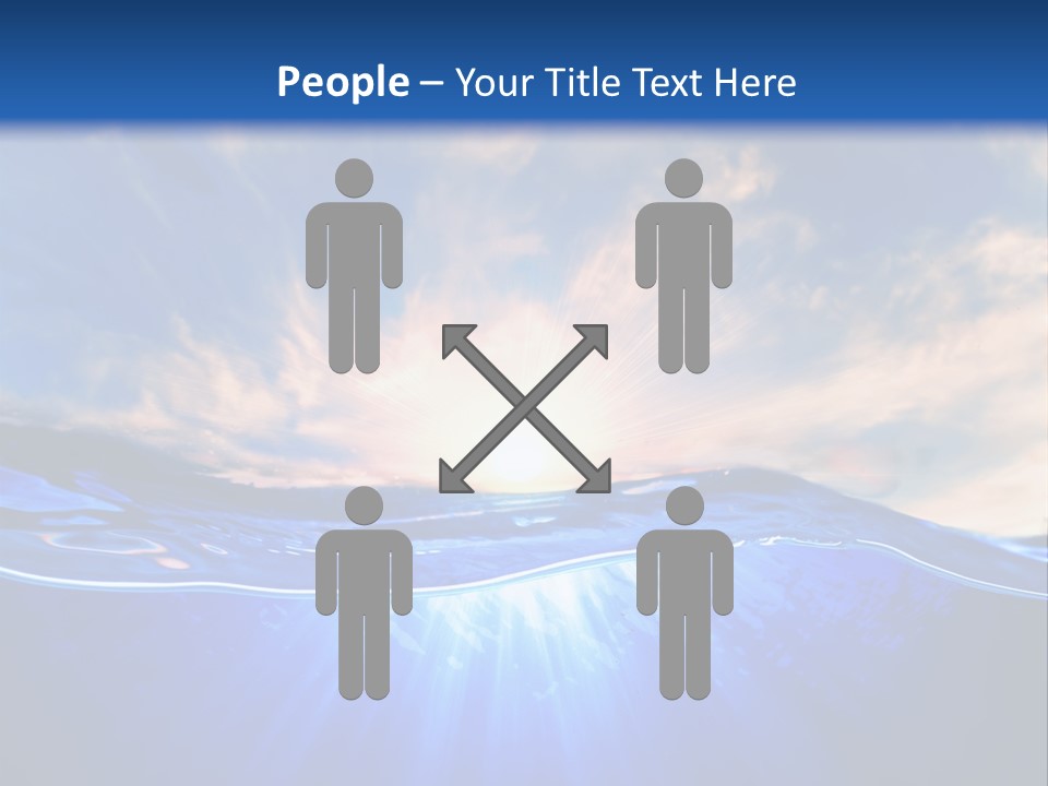 Ocean Surface Underwater PowerPoint Template