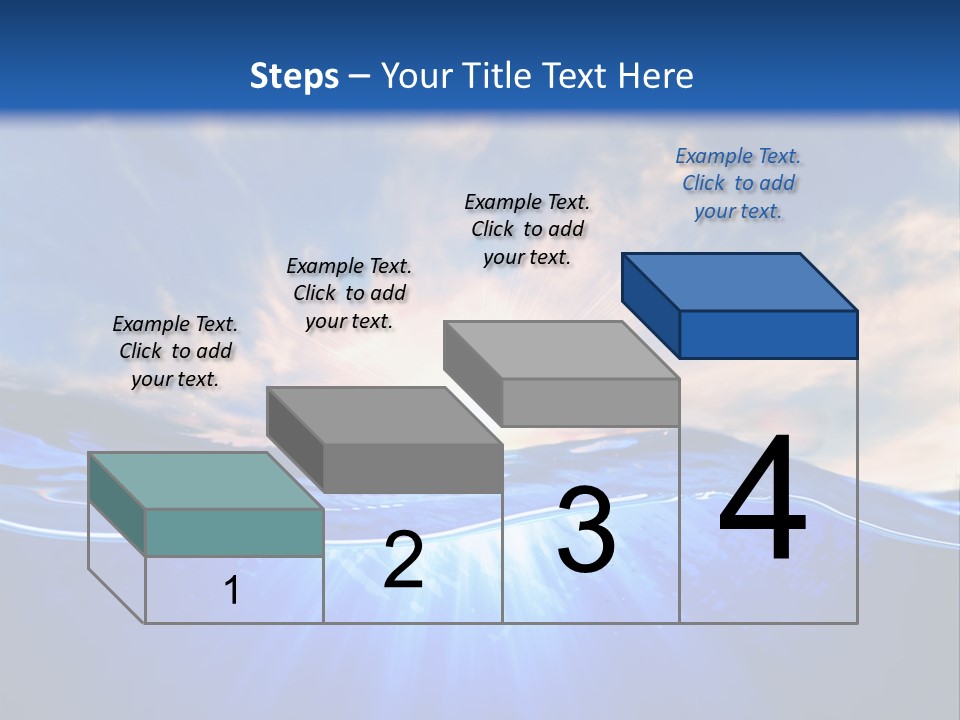 Ocean Surface Underwater PowerPoint Template