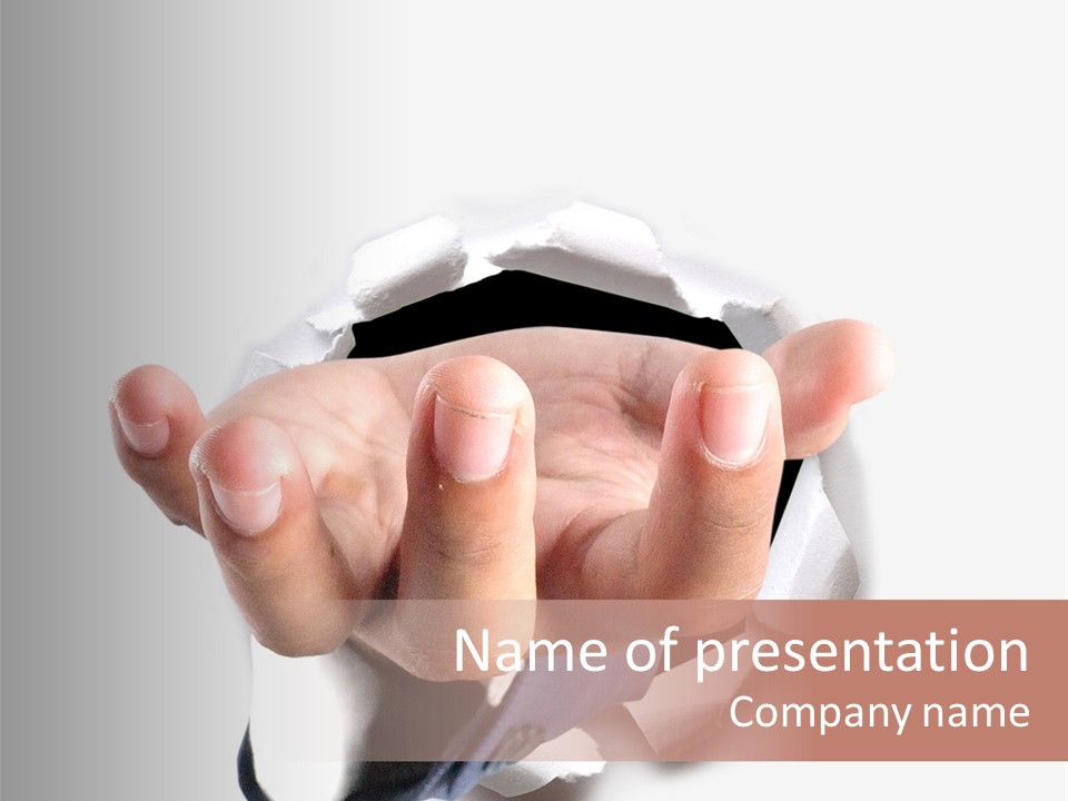 Manager Smile Male PowerPoint Template