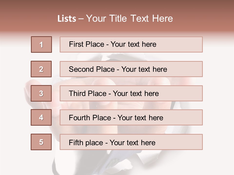 Manager Smile Male PowerPoint Template