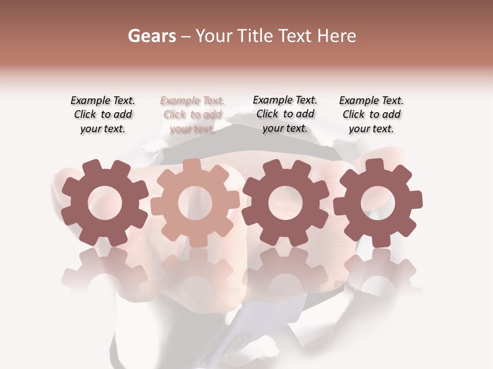 Manager Smile Male PowerPoint Template