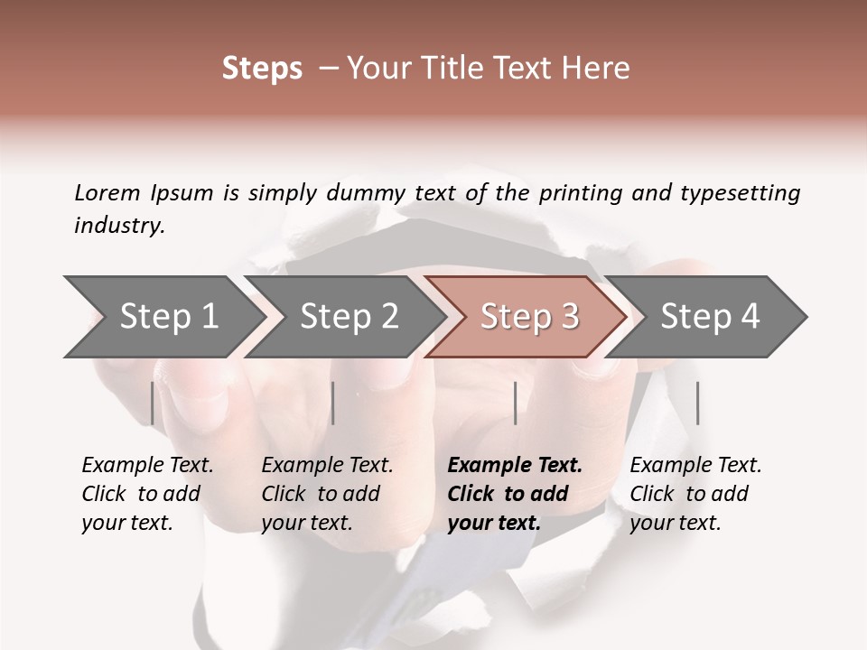 Manager Smile Male PowerPoint Template