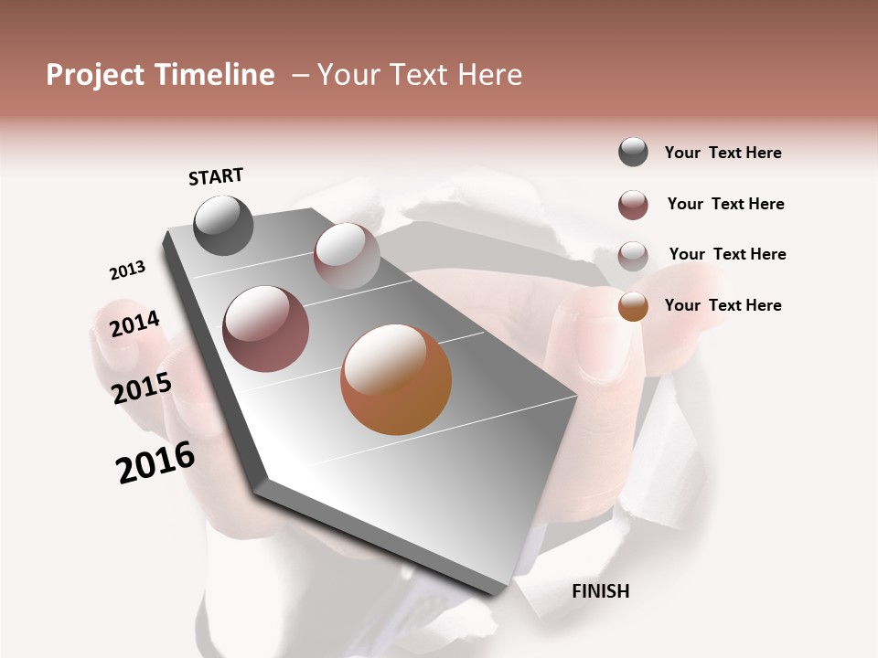 Manager Smile Male PowerPoint Template
