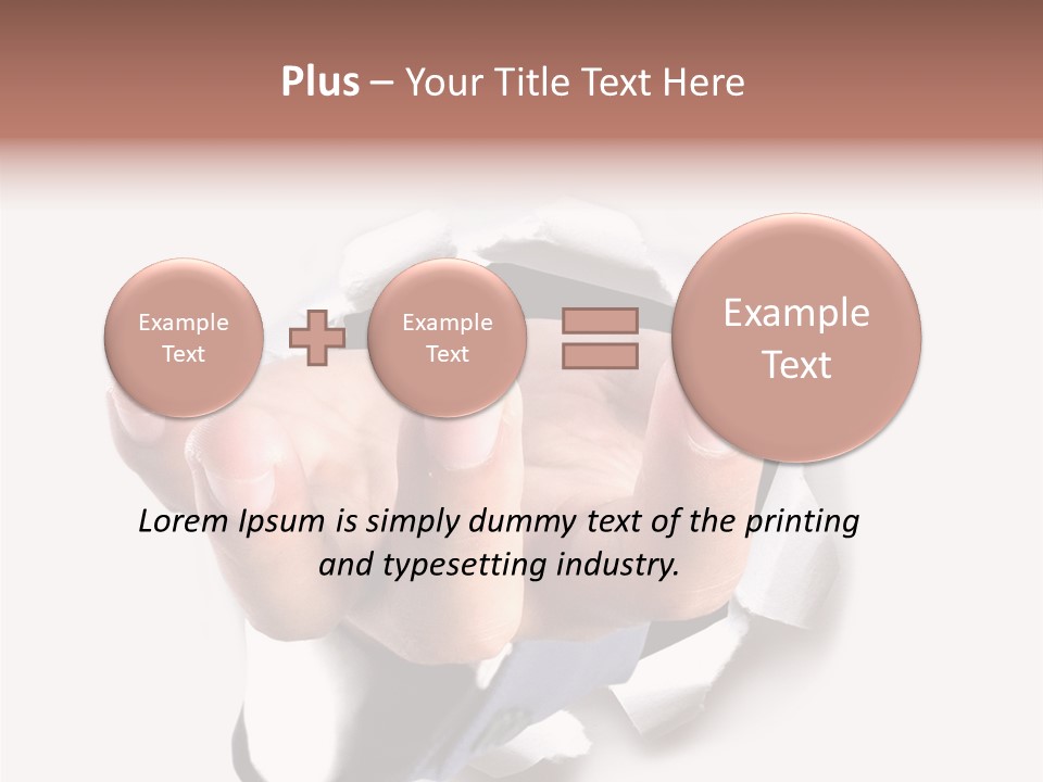Manager Smile Male PowerPoint Template