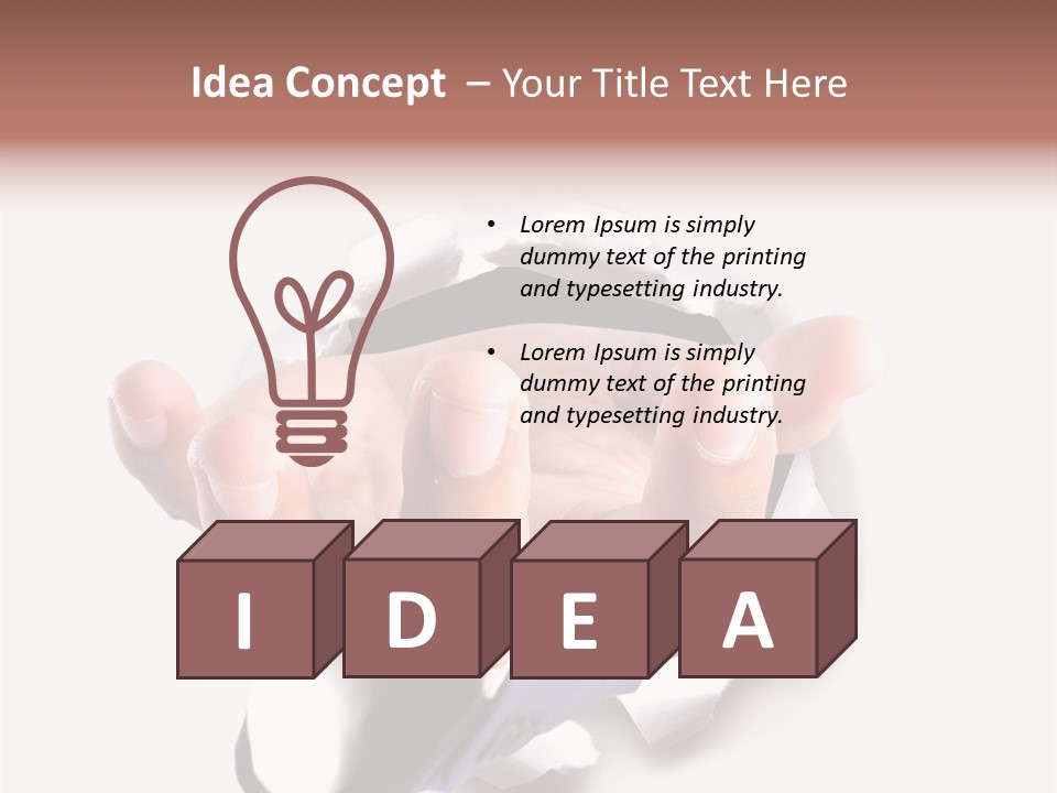 Manager Smile Male PowerPoint Template