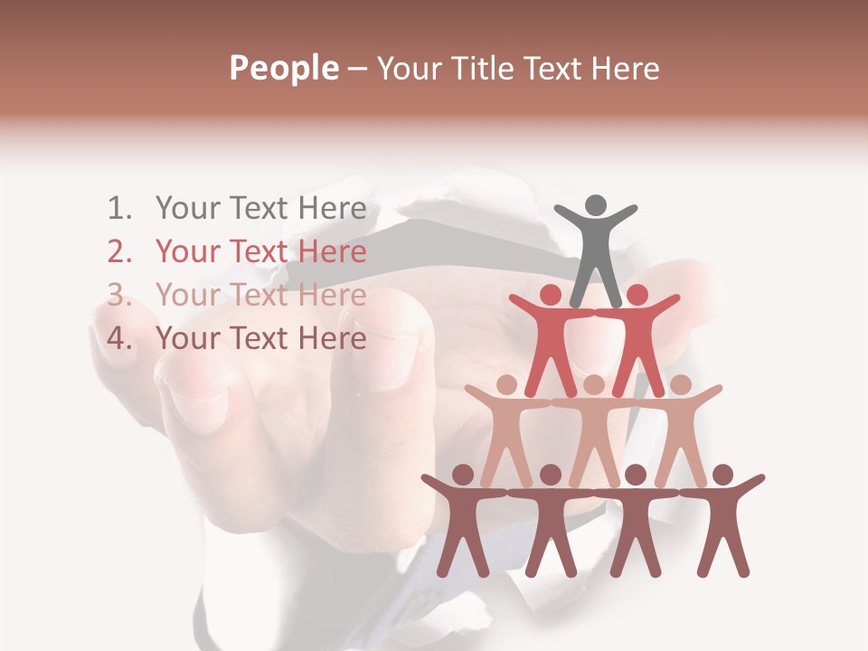 Manager Smile Male PowerPoint Template