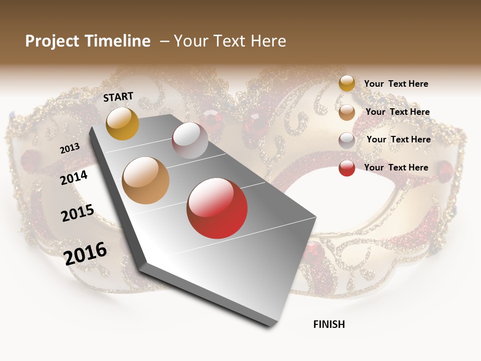 Black Celebrate Golden PowerPoint Template