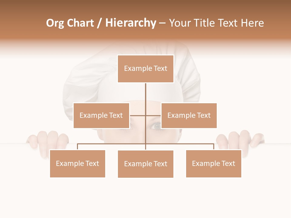 Peeking Looking Billboard PowerPoint Template