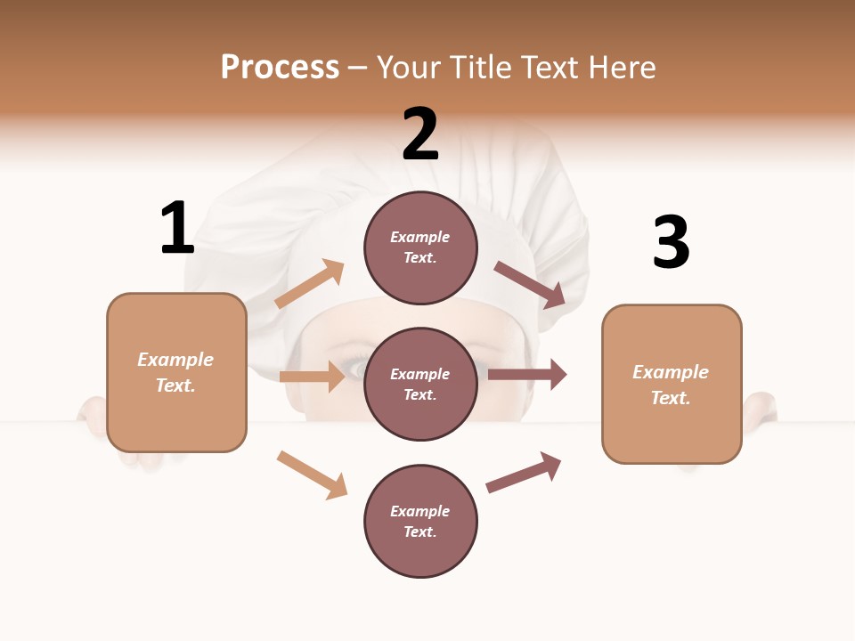 Peeking Looking Billboard PowerPoint Template