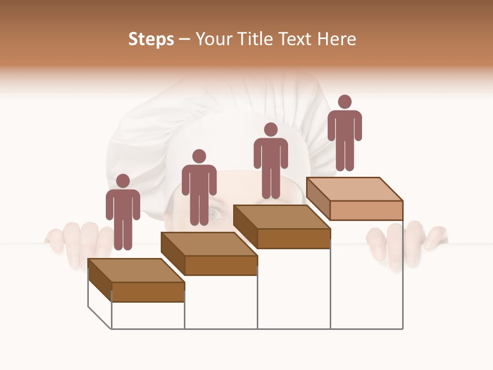 Peeking Looking Billboard PowerPoint Template