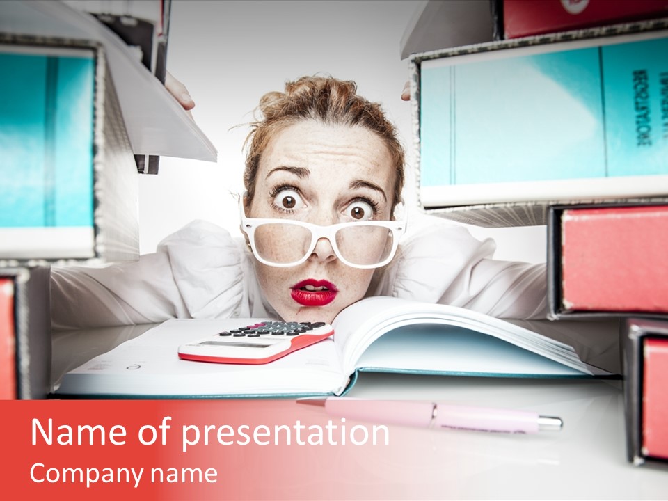 Buried Tired Bureaucracy PowerPoint Template