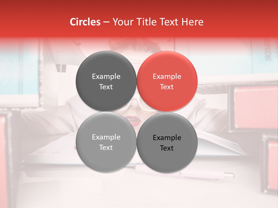 Buried Tired Bureaucracy PowerPoint Template