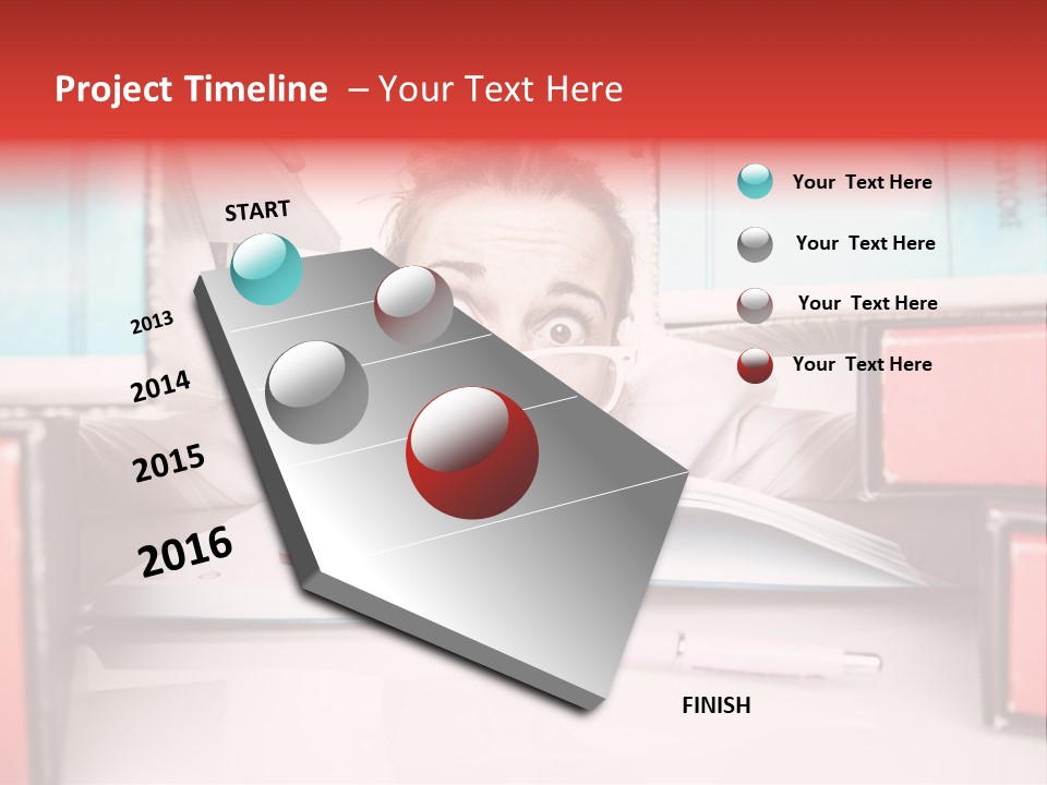 Buried Tired Bureaucracy PowerPoint Template