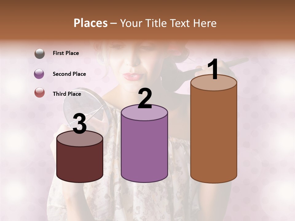 Pinup Care Hairdo PowerPoint Template