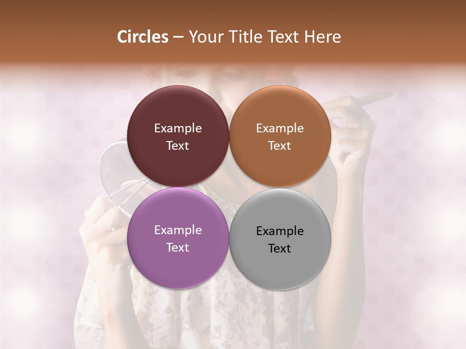 Pinup Care Hairdo PowerPoint Template