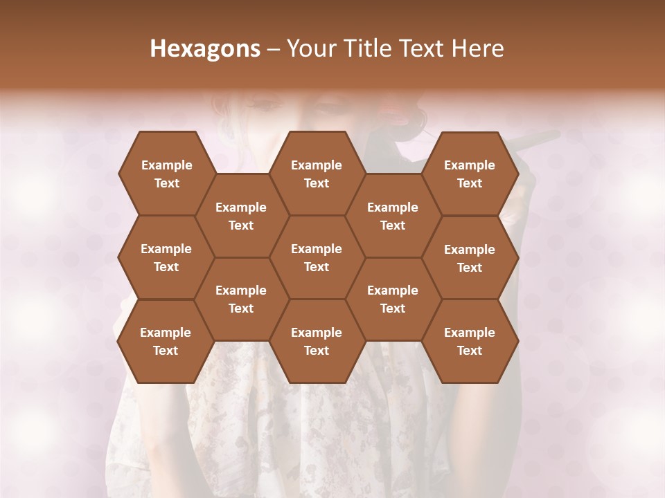 Pinup Care Hairdo PowerPoint Template