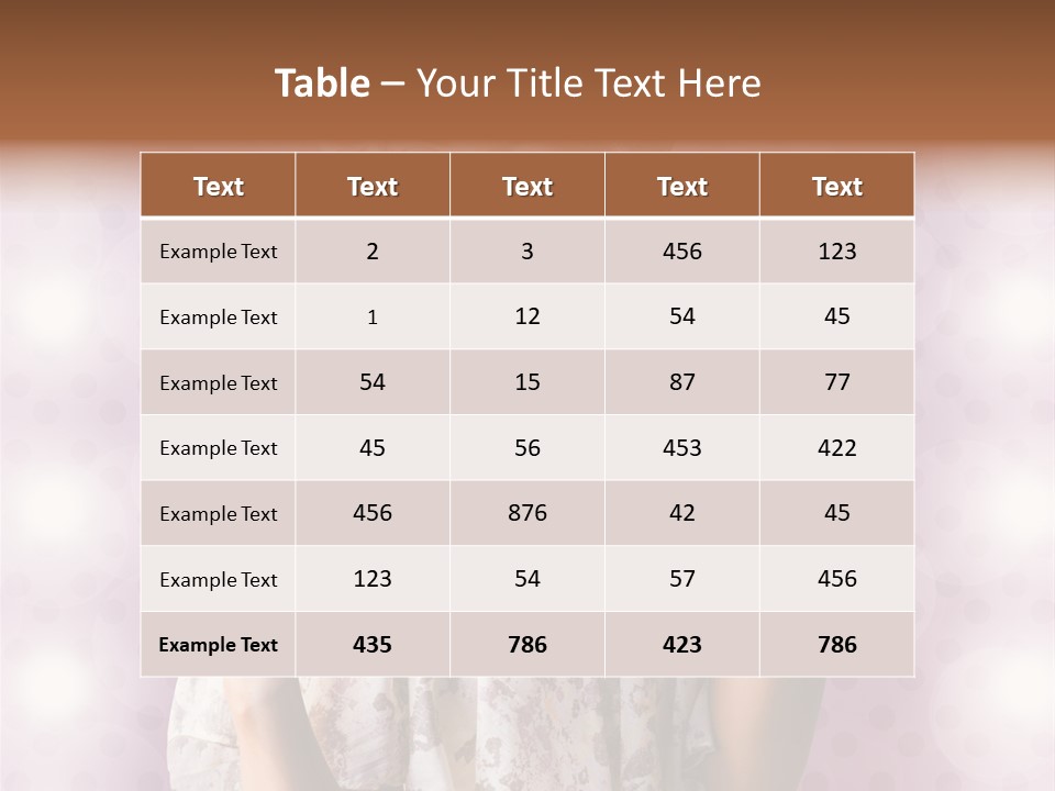 Pinup Care Hairdo PowerPoint Template