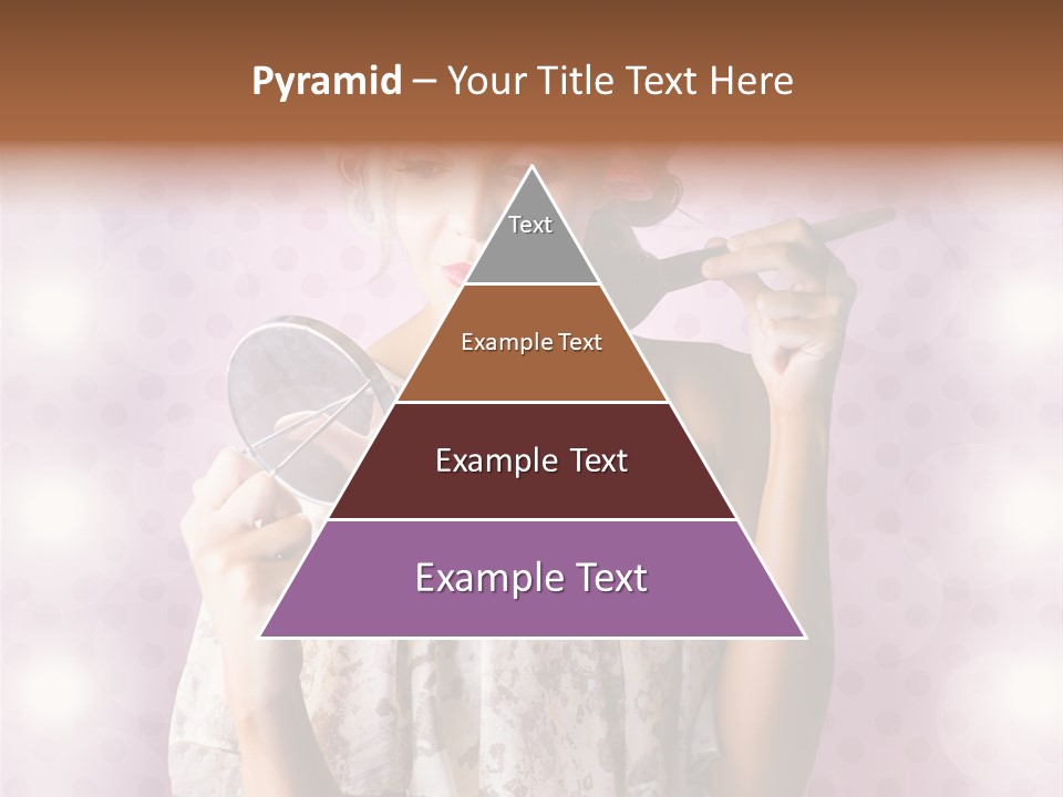 Pinup Care Hairdo PowerPoint Template