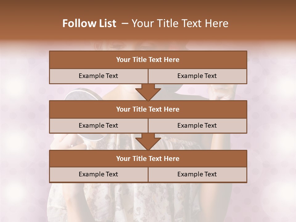 Pinup Care Hairdo PowerPoint Template