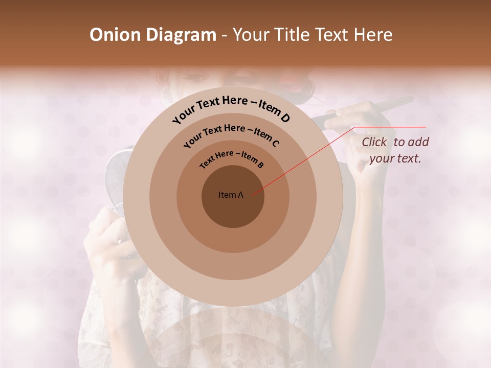 Pinup Care Hairdo PowerPoint Template