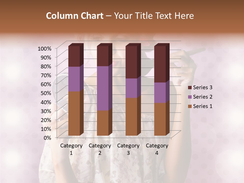 Pinup Care Hairdo PowerPoint Template