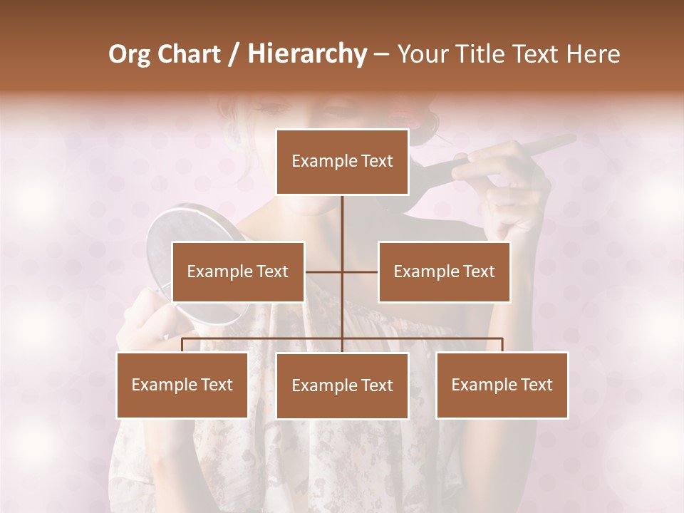 Pinup Care Hairdo PowerPoint Template