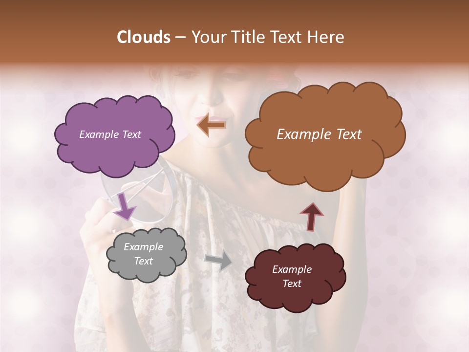 Pinup Care Hairdo PowerPoint Template