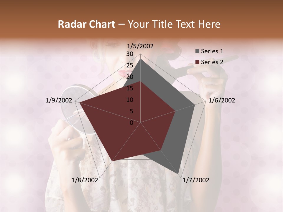 Pinup Care Hairdo PowerPoint Template