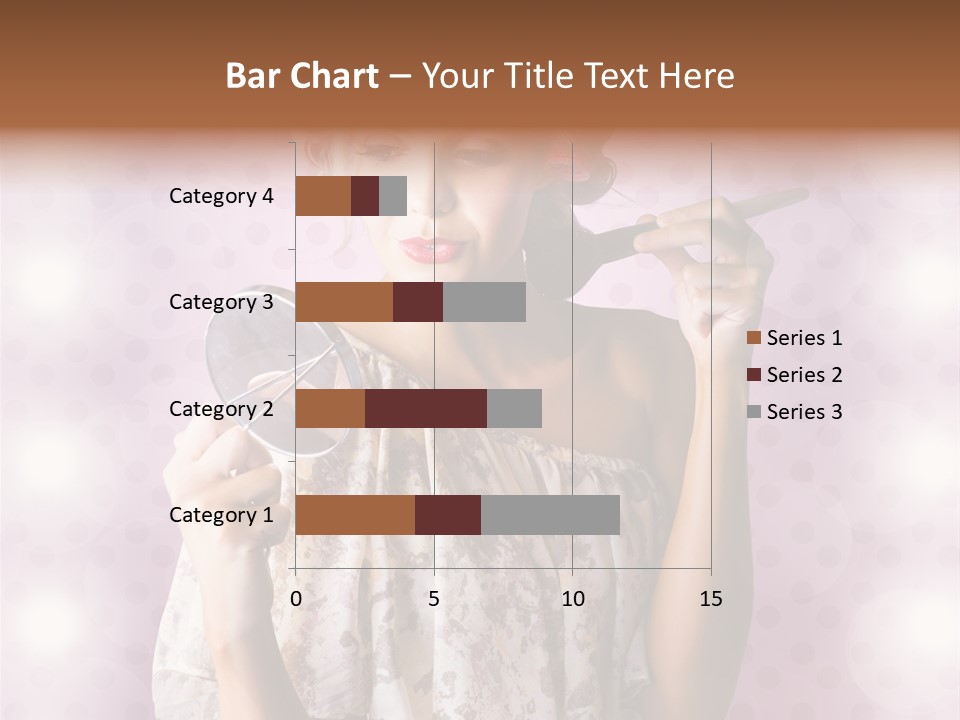 Pinup Care Hairdo PowerPoint Template