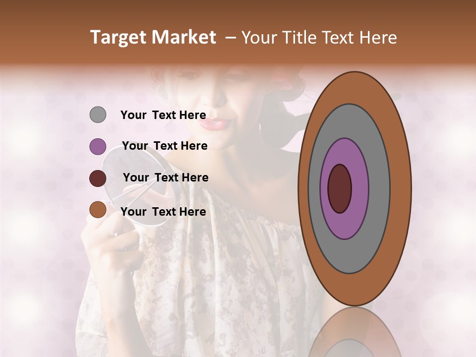 Pinup Care Hairdo PowerPoint Template