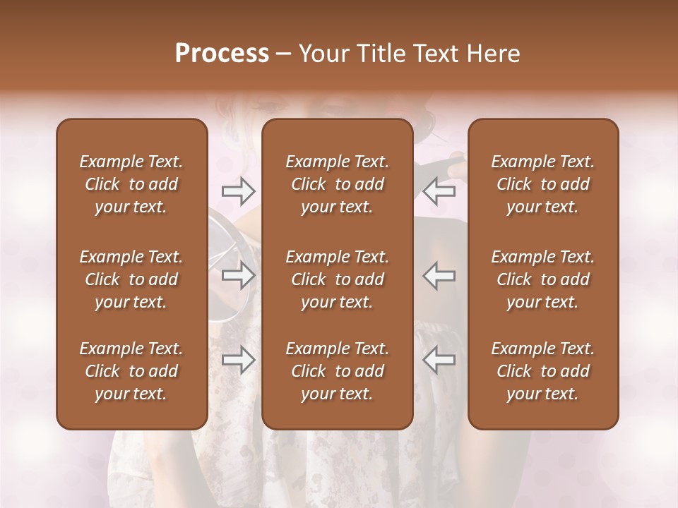 Pinup Care Hairdo PowerPoint Template