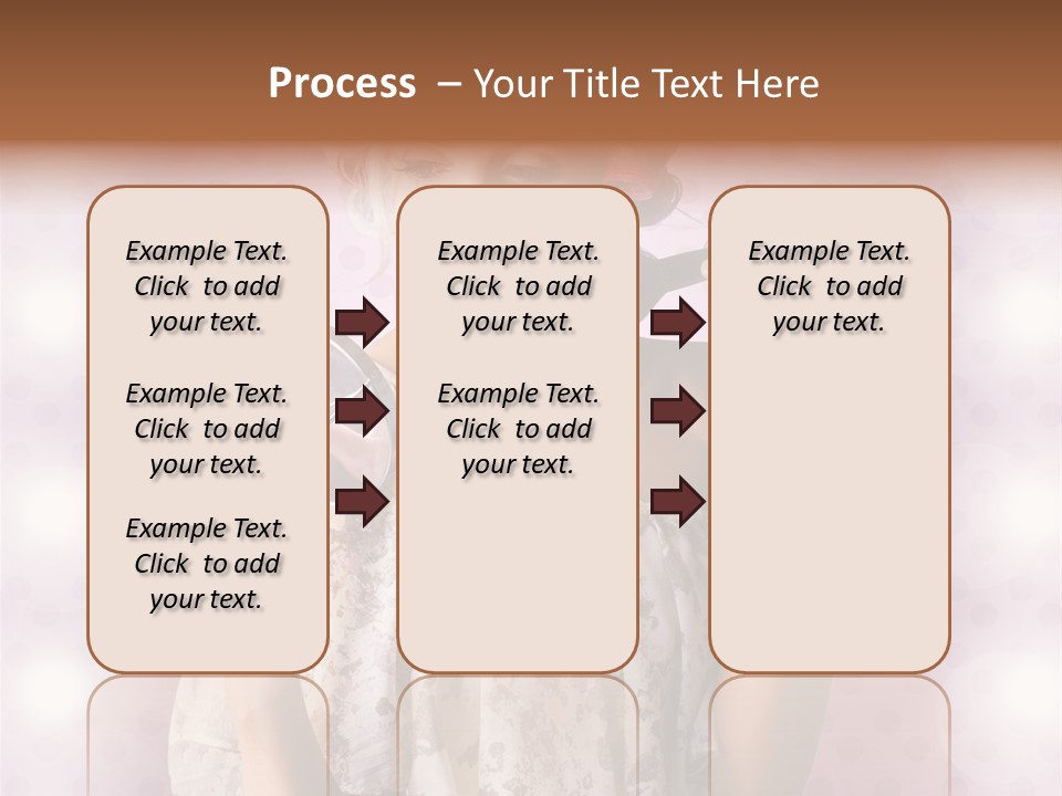 Pinup Care Hairdo PowerPoint Template