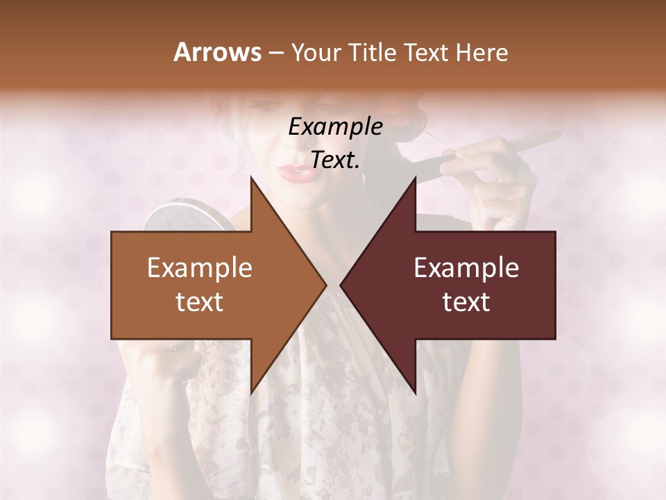 Pinup Care Hairdo PowerPoint Template