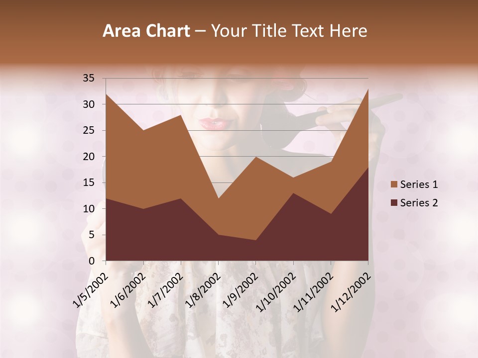 Pinup Care Hairdo PowerPoint Template