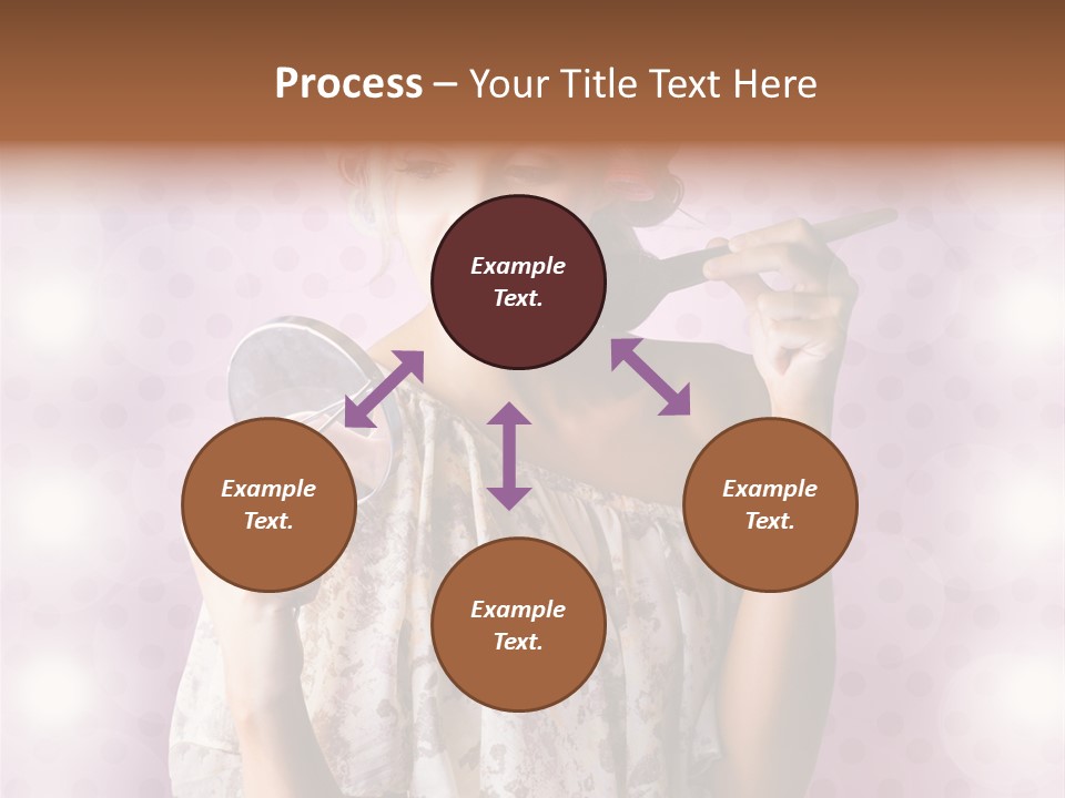 Pinup Care Hairdo PowerPoint Template