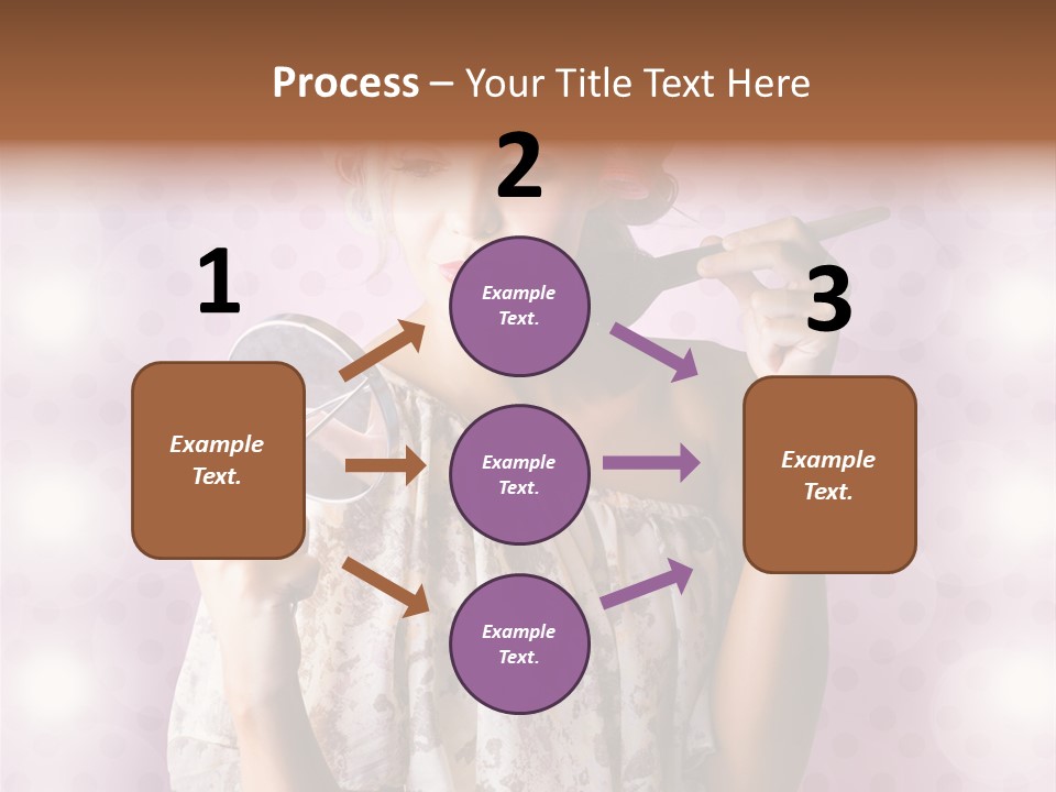 Pinup Care Hairdo PowerPoint Template