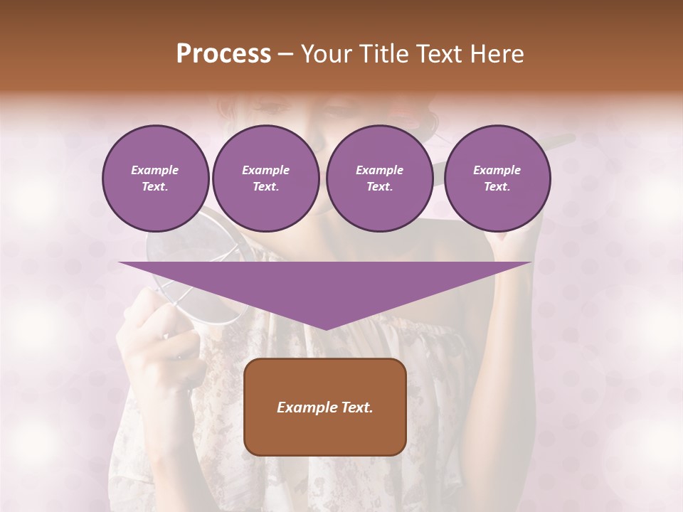 Pinup Care Hairdo PowerPoint Template