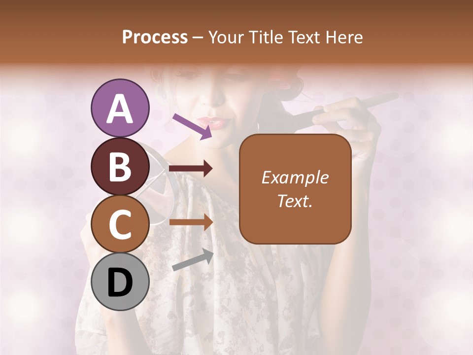 Pinup Care Hairdo PowerPoint Template