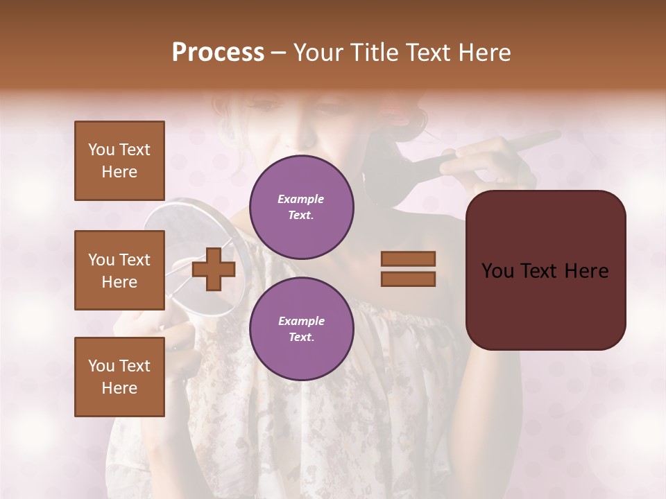 Pinup Care Hairdo PowerPoint Template