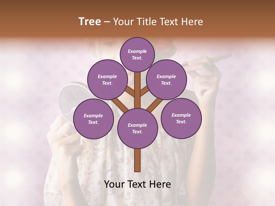 Pinup Care Hairdo PowerPoint Template