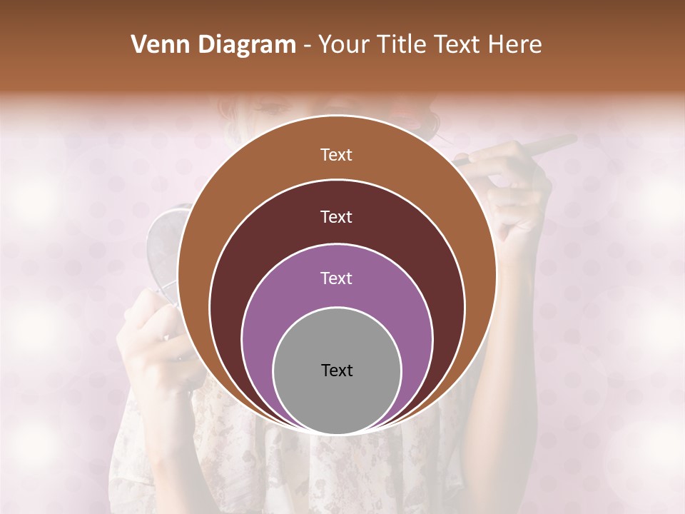 Pinup Care Hairdo PowerPoint Template