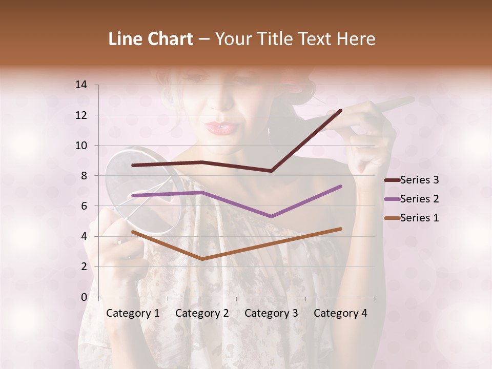 Pinup Care Hairdo PowerPoint Template