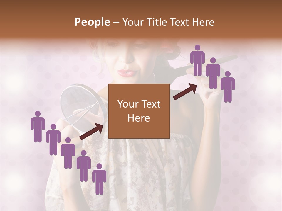 Pinup Care Hairdo PowerPoint Template