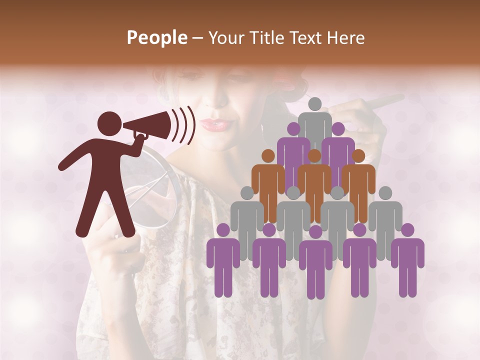 Pinup Care Hairdo PowerPoint Template