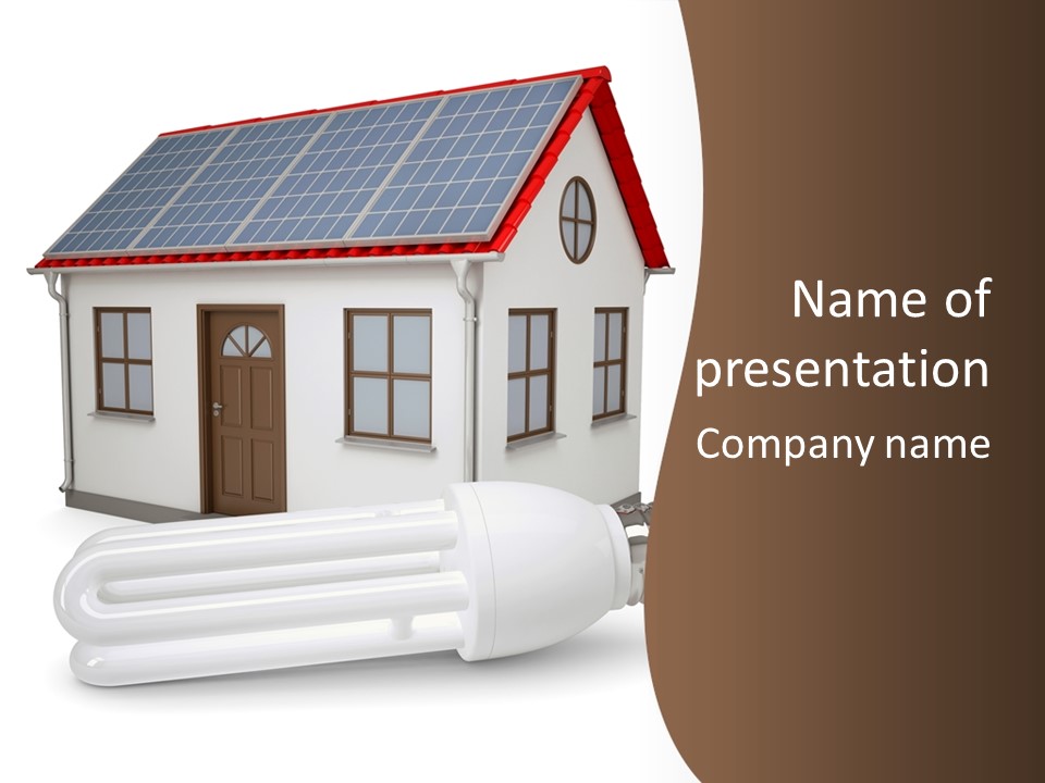 Roof Environmental Socket PowerPoint Template