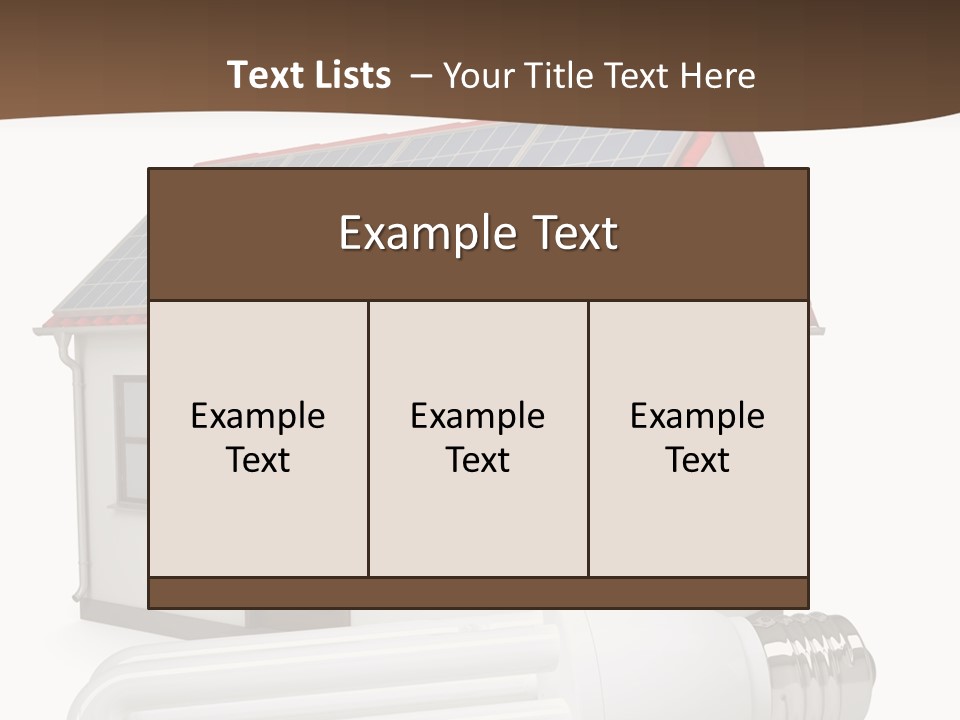 Roof Environmental Socket PowerPoint Template