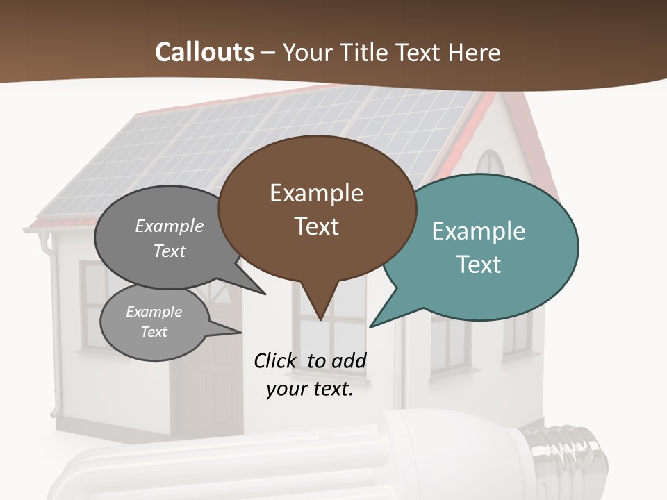 Roof Environmental Socket PowerPoint Template