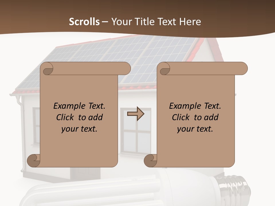 Roof Environmental Socket PowerPoint Template